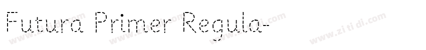 Futura Primer Regula字体转换